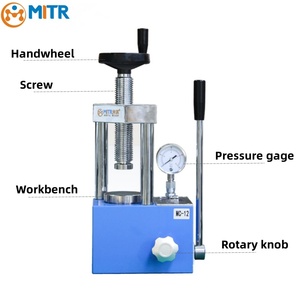 <span class=keywords><strong>Machine</strong></span> hydraulique de <span class=keywords><strong>presse</strong></span> de granule d'affichage numérique manuel de laboratoire de MITR 24T pour l'usage de laboratoire - Product Image 2