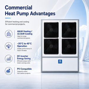 Bomba de Calor Comercial Nulite PV-Ready 2026 de Fuente de Aire EVI de Alto COP para Calefacción y Refrigeración, Funcionamiento a Temperaturas Ultra Bajas de -35°C, Lista para PV - Product Image 3