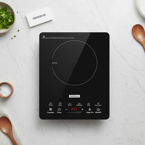 Table <span class=keywords><strong>de</strong></span> cuisson à <span class=keywords><strong>induction</strong></span> électrique 2100W, <span class=keywords><strong>plaque</strong></span> en céramique, verrouillage enfant, minuterie, commande tactile, étanche, utilisation multi-scénarios - Product Image 2