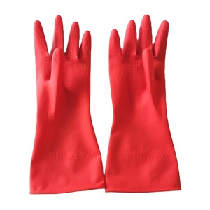 Xingli biểu tượng tùy chỉnh Găng tay cao su chống trượt bền dài tay áo hộ gia đình nhà bếp làm sạch nấu ăn nóng bán Găng tay cao su thực phẩm - Product Image 6