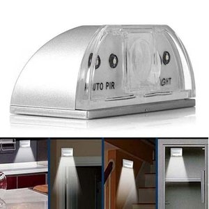 <span class=keywords><strong>Lampe</strong></span> LED sans fil infrarouge à détecteur <span class=keywords><strong>de</strong></span> <span class=keywords><strong>mouvement</strong></span> à piles pour serrure <span class=keywords><strong>de</strong></span> porte - Product Image 1