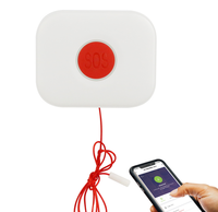 Bouton d'alarme portable SOS Tuya SmartLife WIFI pour les personnes âgées, appel d'urgence