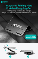 Support pliable universel COTECi pour téléphone portable, triple protection antidérapante améliorée