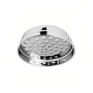 Cabezal de Ducha de Latón Cromado, Diseño de Lluvia Redondo de 200 mm de Diámetro - Product Image 2