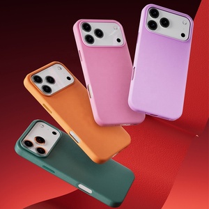 Étui de luxe en cuir PU pour affaires L006, vente directe usine pour iPhone 17 16 15 14 13 Pro Max avec aimant et animation - Product Image 3