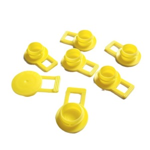 Conector de Presión con Tapón Amarillo, Accesorio para Herramienta Hidráulica, Cubierta Redonda para Conector, Tipo DKO de Extracción Lateral - Product Image 1