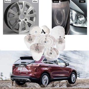 8 cái vải trắng đánh bóng Pad Kit với 6.35 mét Shank Fit <span class=keywords><strong>Buffing</strong></span> Wheel Set cho kim loại bông đánh bóng đồ trang sức - Product Image 5