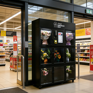 Les distributeurs automatiques de fleurs intelligents, disponibles <span class=keywords><strong>24h</strong></span>/24 et 7j/7 pour les grossistes, sont dotés d'un contrôle - Product Image 1