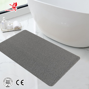 <span class=keywords><strong>Tapis</strong></span> de bain en PVC 80x80cm, 9mm, <span class=keywords><strong>antidérapant</strong></span>, séchage rapide, antibactérien, résistant à la <span class=keywords><strong>moisissure</strong></span>, blanc et gris - Product Image 4