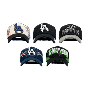 Cappellini da Baseball Originali Thirty One LA <span class=keywords><strong>After</strong></span> Dark G5 31 in Pelle Scamosciata di Alta Qualità con Visiera Curva e Ricamo - Product Image 2