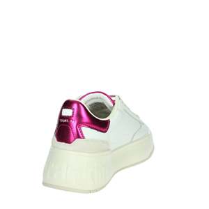 Sneakers da Donna DFSH321094 Bianche e Fucsia, Stile Platform con Suola Piatta - Product Image 3