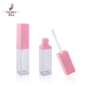ABS + PETG chai dày tường vuông Nhựa 5ml bán buôn rỗng sang trọng rõ ràng tùy chỉnh Lip Gloss Ống - Product Image 3