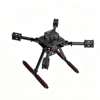 Pièces en fibre de carbone personnalisées OEM, kit de quadricoptère entièrement en fibre de carbone, photographie aérienne, cadre de drone d'entraînement FPV