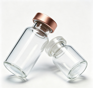 Botellas de vidrio vacías transparentes de 3/5/10 ml, 2 en 1, para líquidos, venta al por mayor, color de superficie personalizado, envío rápido a granel - Product Image 5
