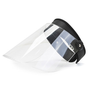 Chapeau à visière transparent personnalisé casquette de baseball à bord coloré respirant prévenir les éclaboussures de salive chapeau de soleil - Product Image 4