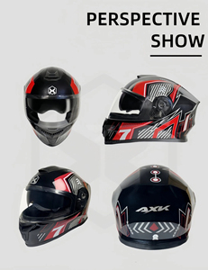 Nouveau <span class=keywords><strong>casque</strong></span> <span class=keywords><strong>de</strong></span> <span class=keywords><strong>moto</strong></span> électrique intégral unisexe HAD HAD-902 en ABS avec <span class=keywords><strong>masque</strong></span> double face, toutes saisons, pour adultes, emballage en boîte - Product Image 2