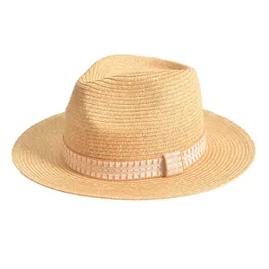 High Quality Unisex Paper Braid Panama Hat Fashionable Summer Straw Hat for Party and Business from Trusted Suppliers