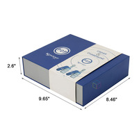 Boîte personnalisée pour facettes dentaires et aligneurs transparents, kit d'étui orthodontique, kits d'empreintes dentaires invisibles, séparateur en papier pour gouttières