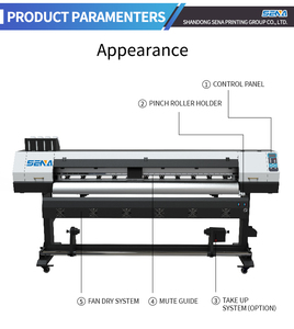Máquina impresora de tela eco-solvente de impresión 1,8 m/3,2 M Digital Flex Banner lienzo póster coche envoltura vinilo impresión con XP600 - Product Image 3