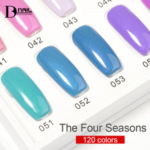 Choix économique BD 120 couleurs de gel à paillettes fines pour ongles, couleurs intégrées pour toutes les saisons, adapté à tous les besoins de <span class=keywords><strong>manucure</strong></span> - Product Image 6