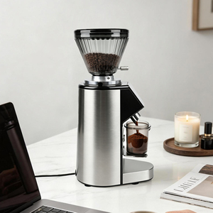 Molinillo de Café Profesional Comercial Cónico Plano Automático de Acero Inoxidable con Capacidad de 250g - Product Image 1