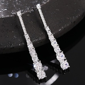 Geometric Round Drop Earrings for Women <b>French</b> Style Daily Wear Ear Accessories - Product Image 3