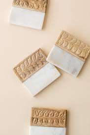 Wholesale Custom Logo Natural Eco-friendly Square Round Wooden & <b>Marble</b> <b>Coasters</b> for Drinks Coffee Tea - Product Image 4