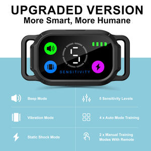 Collier anti-aboiement intelligent S9 rechargeable, dispositif d'entraînement pour chien par vibration, contrôle des aboiements pour animaux de compagnie - Product Image 2