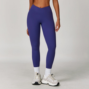 Pantalones de Yoga de Cintura Alta para Mujer, con Logotipo Personalizado, Sensación de Segunda Piel, para Correr, Fitness, Deportes, Casuales, Largos - Product Image 2