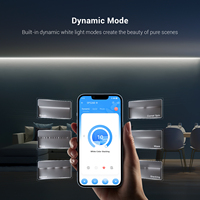 Contrôleur LED intelligent IoT mini SP521E PWM monochrome double mode avec contrôle vocal via application et synchronisation musicale sans fil, compatible haut-parleur intelligent
