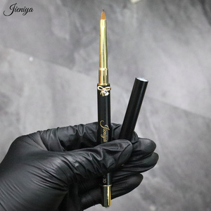 <span class=keywords><strong>Pinceaux</strong></span> à ongles en <span class=keywords><strong>acrylique</strong></span> <span class=keywords><strong>haut</strong></span> <span class=keywords><strong>de</strong></span> <span class=keywords><strong>gamme</strong></span> personnalisables, 100% Kolinsky Pure Sable, à poils frisés, pour nail art, avec design nœud papillon - Product Image 6