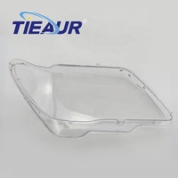 TIEAUR Nouveau style de système d'éclairage automobile, couvercle de lentille de phare en verre, abat-jour, couvercle en verre transparent pour E66/E65 2005-2008