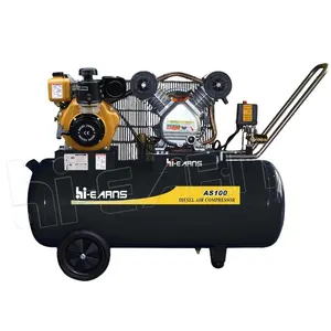 4KW portable one cylinder four stroke diesel engine air compressor