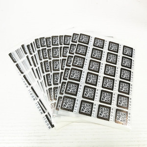 Tùy chỉnh in vuông tuần tự số biến <span class=keywords><strong>QR</strong></span> mã nhãn làm bằng vật liệu vinyl bền - Product Image 6