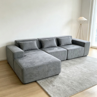 Sofá Modular Combinable Unisofa Tanzuo en Caja en Venta - Sofá Esquinero de Espuma Comprimida sin Marco para Sala de Estar