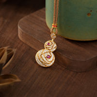 Collier pendentif gourde doré pour femme TANGPEI avec cordon marron et zircon cubique, bijoux de mode