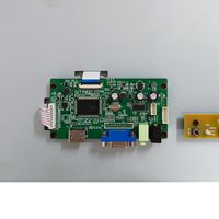 Écran LCD 15,6 pouces 1920x1080 avec carte VGA HD, boîtier métallique, moniteur IPS 15,6 pouces, moniteur portable pour bricolage