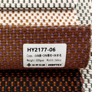 Nouveau <span class=keywords><strong>tissu</strong></span> extensible haut de gamme en polyester, <span class=keywords><strong>acrylique</strong></span> et <span class=keywords><strong>laine</strong></span>, teint en fil, tissé, épais, pour ameublement, canapés de loisirs et rembourrage de bureaux - Product Image 5