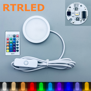 USB White LED Puck Light with Plug Compatible with Bambu Lab Light Kit 001 for 3D Printed Decorative Models Night <strong>Table</strong> Lamp - Product Image 6