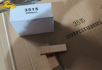 Agrafes de fermeture de carton galvanisées série 32, couronne 15, en acier haute résistance à la rouille pour l'emballage de petites boîtes