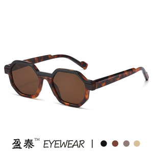 Yingtai Eyewear Polygonal <b>Sunglasses</b> PC Frame UV400 Protection Unisex Style - Product Image 3