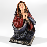 Statues religieuses catholiques en résine, icône chrétienne de la Vierge Marie à sept épées, 11,8''H, Mère des Douleurs