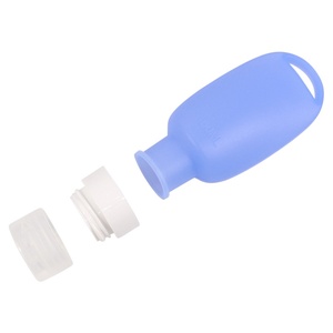 40ml Empty Silicone Shampoo Refill Bottle 60ml 2oz Reusable Plastic Free Shower Gel Bottle Travel Size Bottles for Toiletries - Product Image 3