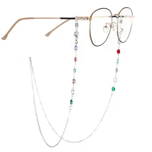 CPC מתכת אביזר משקפי שמש רצועת צוואר שרשרת משקפי קריאה נשים רצועת שרוך צבעונית שרשרת כבל משקפיים