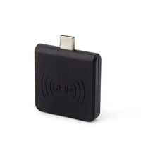 Lector RFID Micro-USB Portátil de Material ABS con Distancia de Lectura de 3-5cm para Teléfono Móvil, ISO 14443A de 13.56MHz, Venta al Por Mayor