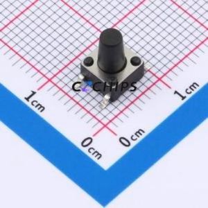 TS110426090 Tactile Switch SMD-4P,6x6mm Switch Single Pole Single Throw Round Button 2.6N 9mm - Product Image 1