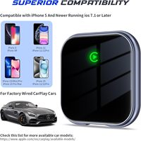 Adaptateur CarPlay USB 2-en-1 OEM ODM sans fil pour Dongle Plug-and-Play Android et Apple avec Smart Box sans décalage