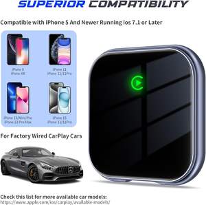 Adaptateur CarPlay USB 2-en-1 OEM ODM sans fil pour Dongle Plug-and-Play Android et <span class=keywords><strong>Apple</strong></span> avec Smart Box sans décalage - Product Image 5