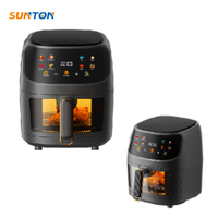 SUNTON usine de gros ménage appareil de cuisine restaurant commercial blanc grande capacité panier 5 litres four friteuse à air