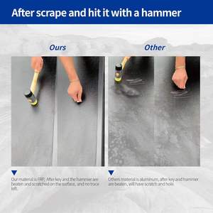 ฝาปิดกระบะท้ายรถบรรทุกแบบพับสามตอน อลูมิเนียมอัลลอยด์ แข็งแรงทนทาน ขนาด 5 ฟุต สำหรับรถกระบะโตโยต้า ทาโคมา ปี 2021-2025 แบบพับเก็บได้ ล็อคได้ กันน้ำ สำหรับรถขับเคลื่อน 4 ล้อ - Product Image 5